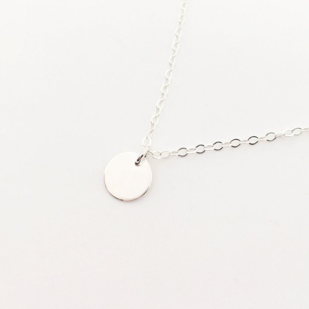 STERLING SILVER OPEN DISC NECKLACE | SIZE OPTIONS - MTT Collective