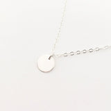 STERLING SILVER OPEN DISC NECKLACE | SIZE OPTIONS - MTT Collective