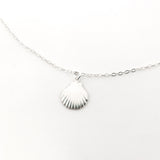 Lucia Clamshell Necklace | Silver - MTT Collective