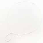 STERLING SILVER TWISTED DROP NECKLACES | SIZE OPTIONS - MTT Collective