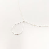 STERLING SILVER TWISTED DROP NECKLACES | SIZE OPTIONS - MTT Collective