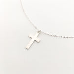 STERLING SILVER CROSS NECKLACES | SIZE OPTIONS - MTT Collective