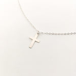 STERLING SILVER CROSS NECKLACES | SIZE OPTIONS - MTT Collective