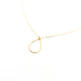 14K GOLD-FILLED TWISTED DROP NECKLACE | STYLE OPTIONS - MTT Collective