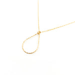 14K GOLD-FILLED TWISTED DROP NECKLACE | STYLE OPTIONS - MTT Collective