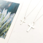 STERLING SILVER CROSS NECKLACES | SIZE OPTIONS - MTT Collective