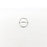 Luna Large Circle Ring | Silver