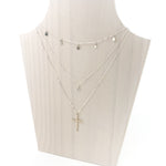 Large Cross Necklace Set | Sterling Silver | Set Of 3 - MTT Collective