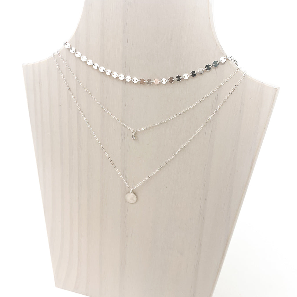 GUIDING LIGHT NECKLACE SET | STERLING SILVER | SET OF 3 - MTT Collective