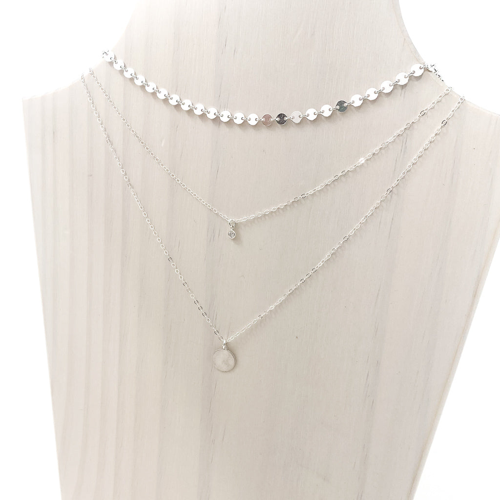 GUIDING LIGHT NECKLACE SET | STERLING SILVER | SET OF 3 - MTT Collective