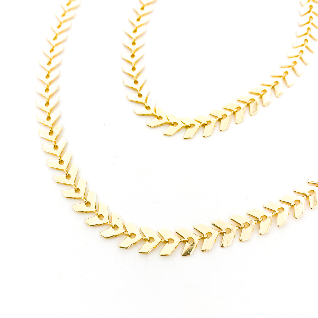 Gianna Chevron Jewelry Set | Gold - MTT Collective
