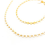Luna Disc Chain Jewelry Set | 14K Gold-Filled | Set Of 2 - MTT Collective