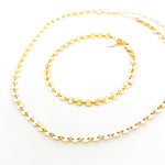 Luna Disc Chain Jewelry Set | 14K Gold-Filled | Set Of 2 - MTT Collective