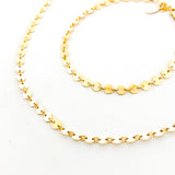 Luna Disc Chain Jewelry Set | 14K Gold-Filled | Set Of 2 - MTT Collective