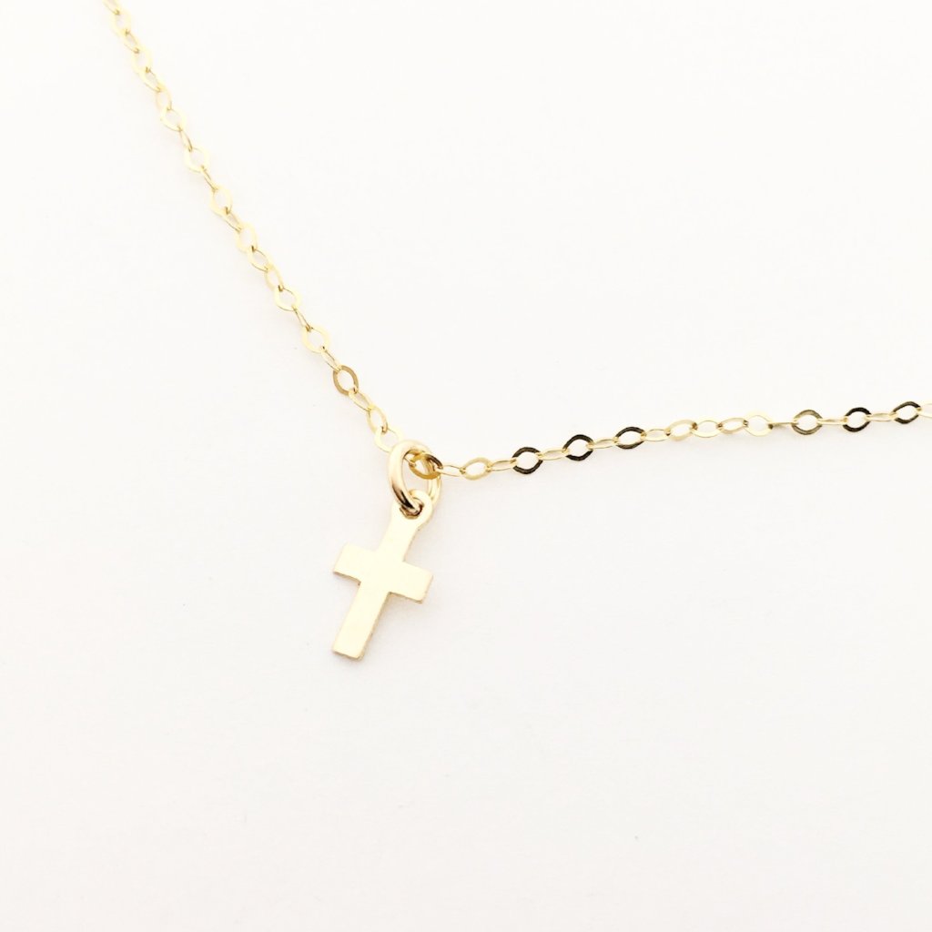 Serenity Dainty Cross Necklace - MTT Collective