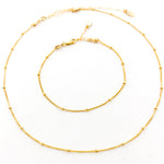 SATELLITE CHAIN JEWELRY SET | 14K GOLD-FILLED | SET OF 2 - MTT Collective