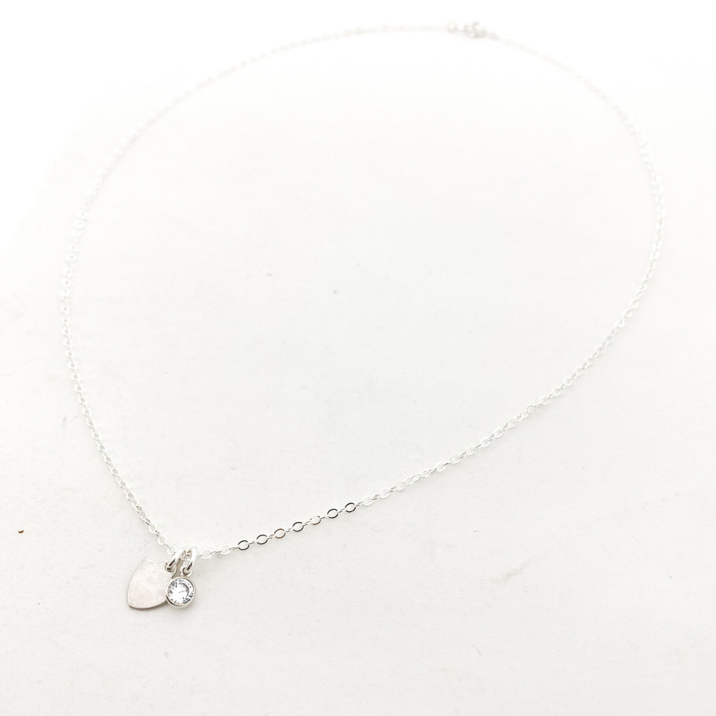 SPARKLING LOVE NECKLACE | STERLING SILVER - MTT Collective