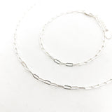 Sadie Oval Chain Jewelry Set | STERLING SILVER | SET OF 2 - MTT Collective