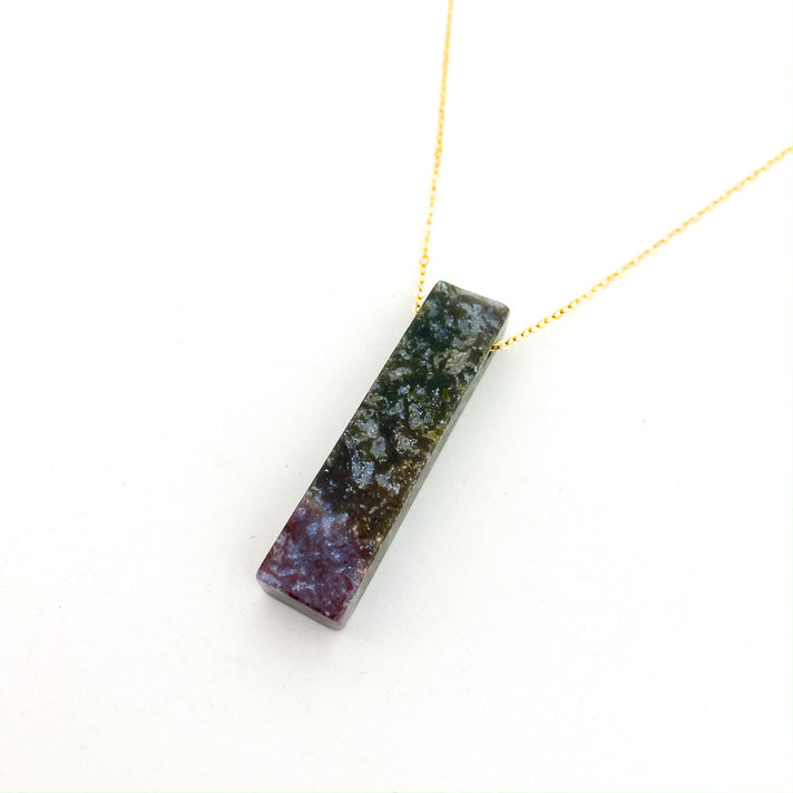 LONG PILLAR STONE NECKLACES | 14K GOLD-FILLED | STYLE OPTIONS - MTT Collective