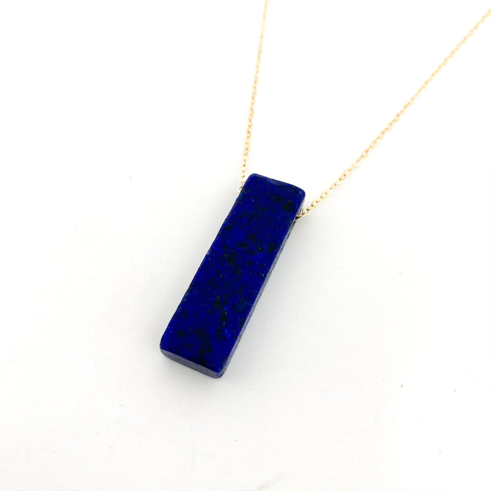 LONG PILLAR STONE NECKLACES | 14K GOLD-FILLED | STYLE OPTIONS - MTT Collective