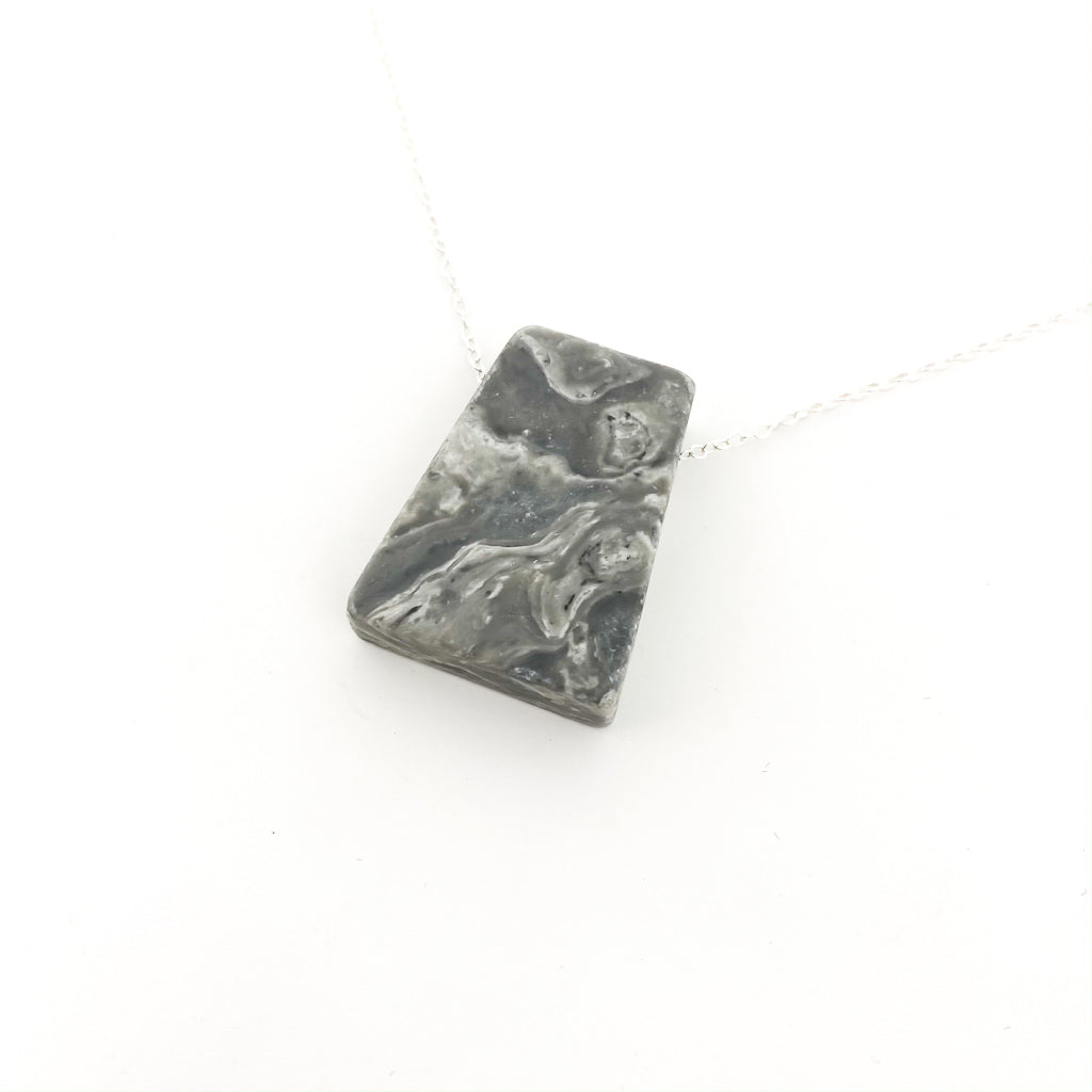 TRAPEZOID STONE NECKLACES | STERLING SILVER | STYLE OPTIONS - MTT Collective