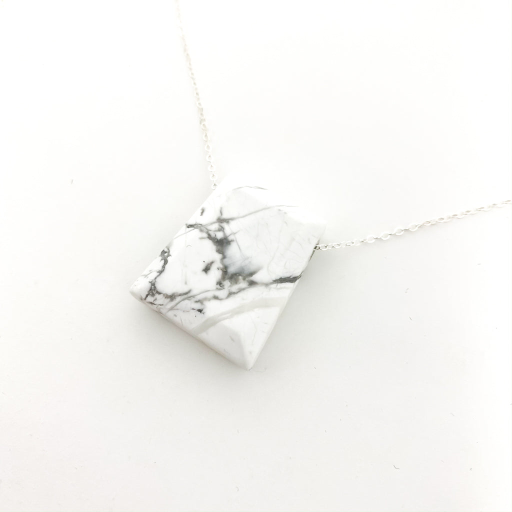 TRAPEZOID STONE NECKLACES | STERLING SILVER | STYLE OPTIONS - MTT Collective