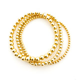 Scarlett Grace Beaded Bracelet Set | Gold