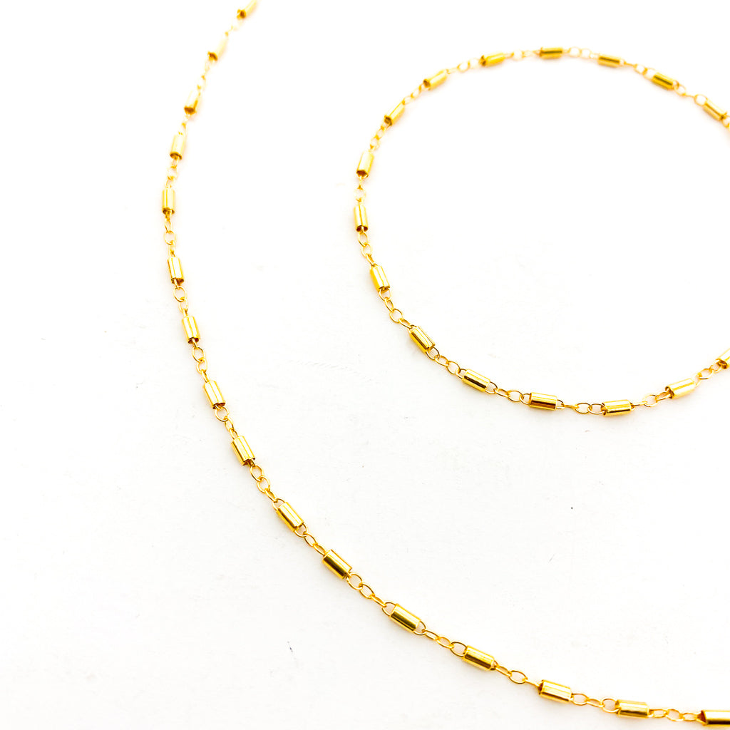 DESIGN CHAIN JEWELRY SET | 14K GOLD-FILLED | SET OF 2 - MTT Collective