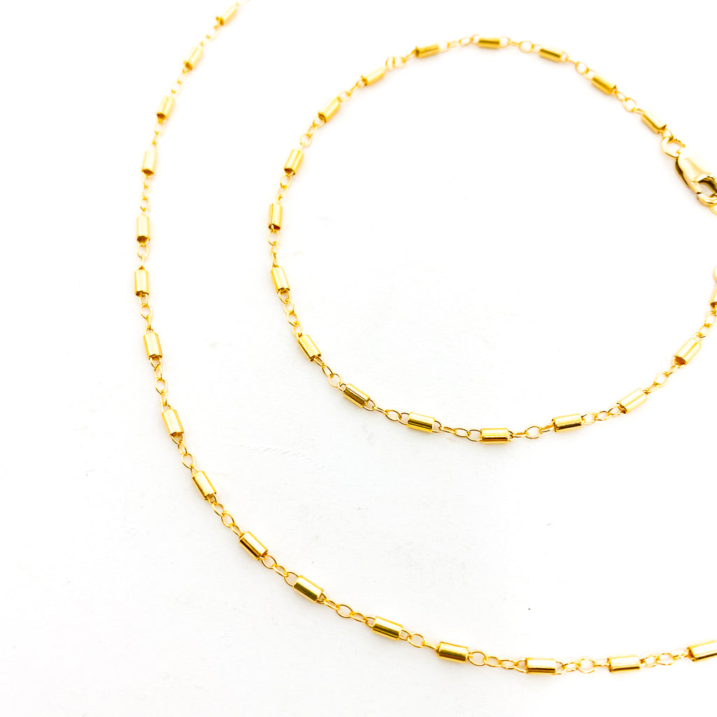 DESIGN CHAIN JEWELRY SET | 14K GOLD-FILLED | SET OF 2 - MTT Collective