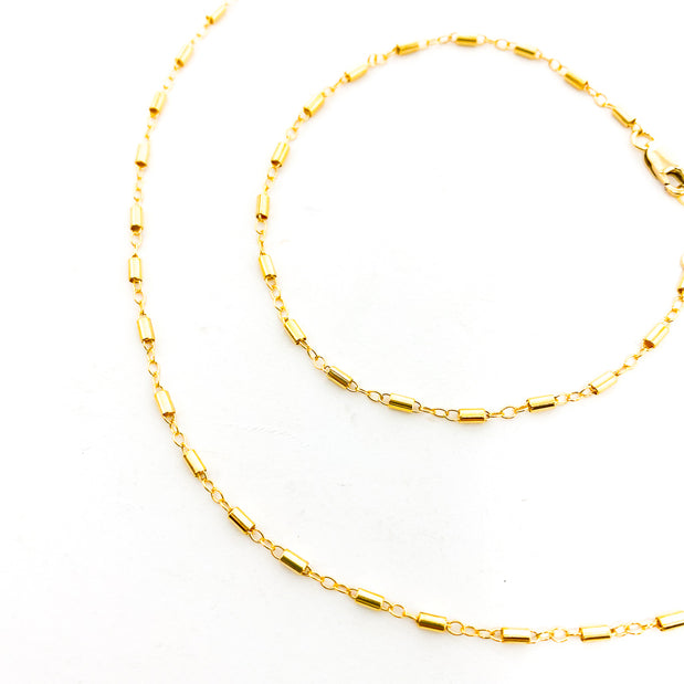 DESIGN CHAIN JEWELRY SET | 14K GOLD-FILLED | SET OF 2 - MTT Collective