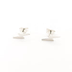 ZIG ZAG STUD EARRINGS | STERLING SILVER - MTT Collective