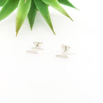 ZIG ZAG STUD EARRINGS | STERLING SILVER - MTT Collective