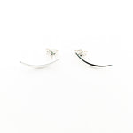 CURVED SLIVER STUD EARRINGS | STERLING SILVER - MTT Collective