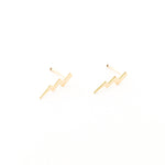 Bolt of Lightning Stud Earrings - MTT Collective