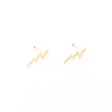 Bolt of Lightning Stud Earrings - MTT Collective