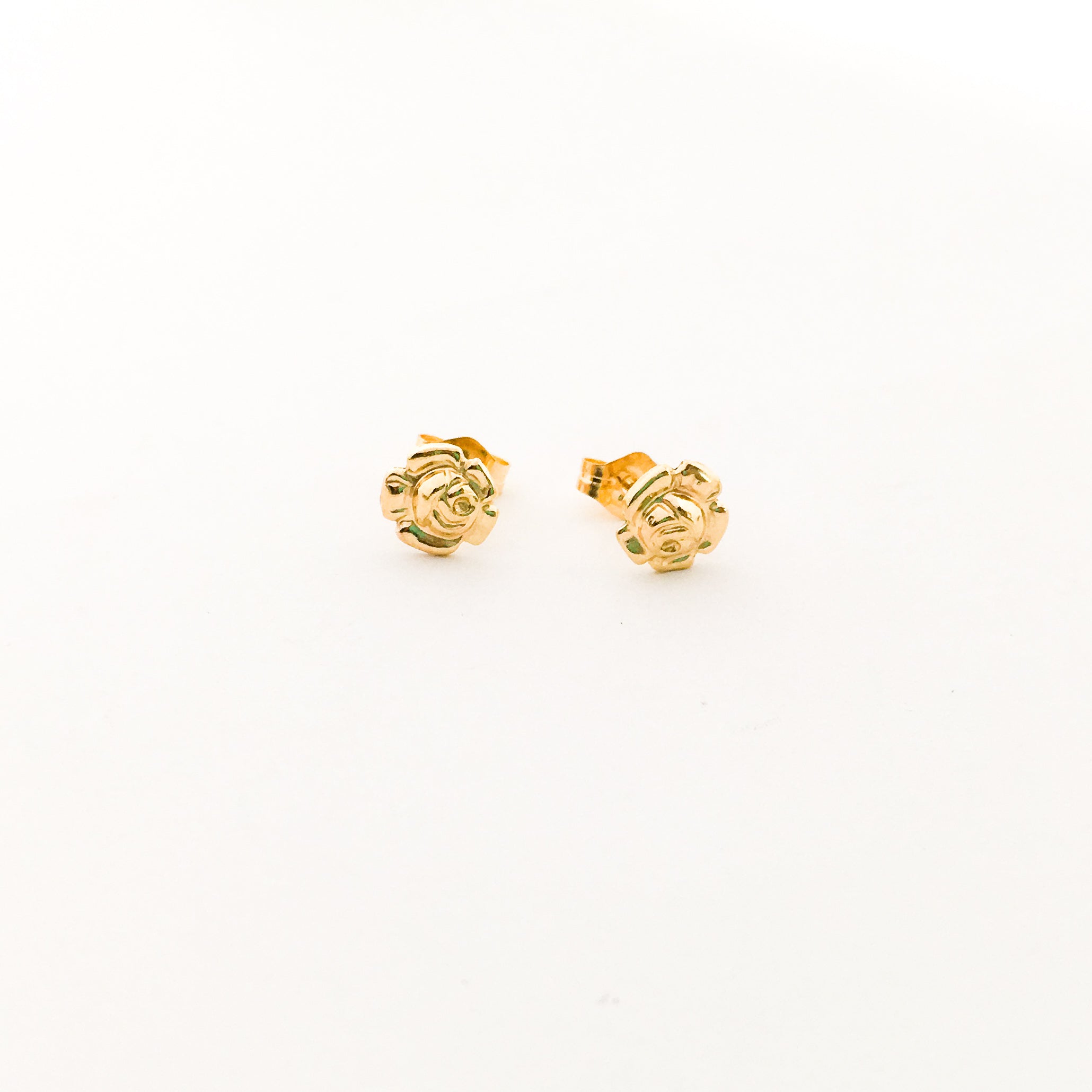 MINI ROSE STUD EARRINGS | 14K GOLD-FILLED - MTT Collective