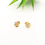MINI ROSE STUD EARRINGS | 14K GOLD-FILLED - MTT Collective