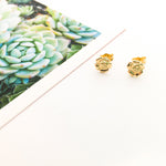 MINI ROSE STUD EARRINGS | 14K GOLD-FILLED - MTT Collective