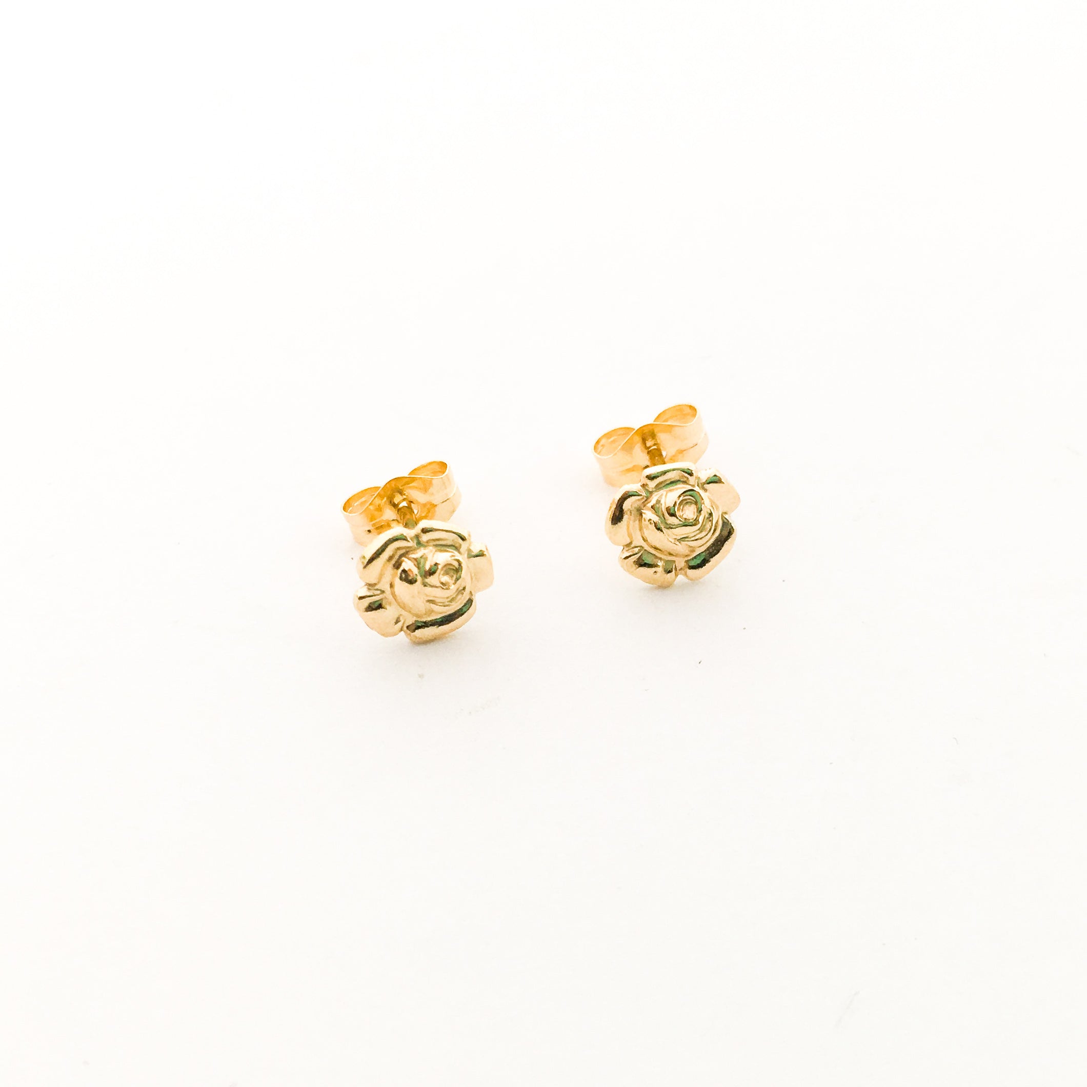 MINI ROSE STUD EARRINGS | 14K GOLD-FILLED - MTT Collective