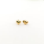 HEART STUD EARRINGS | 14K GOLD-FILLED - MTT Collective