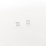 SQUARE STUD EARRINGS | STERLING SILVER - MTT Collective