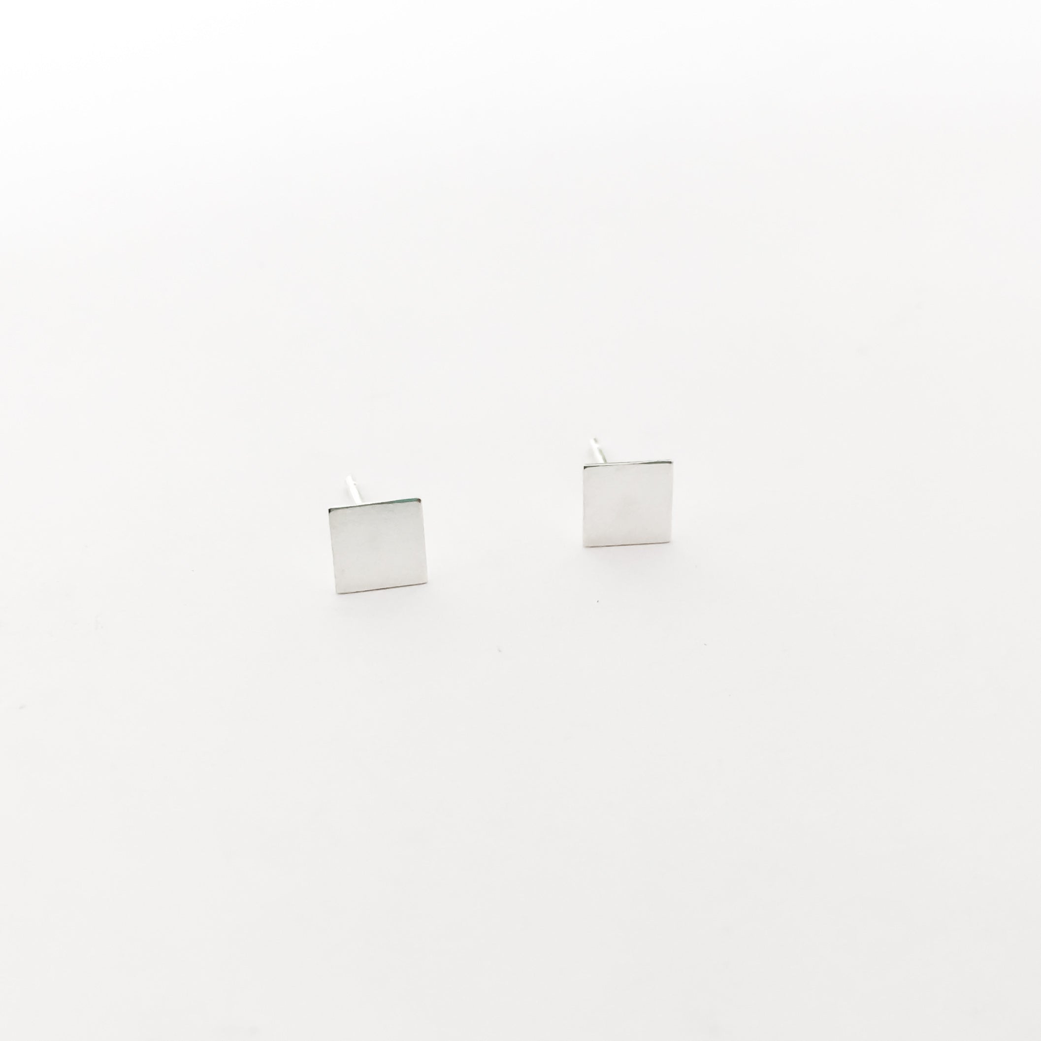 SQUARE STUD EARRINGS | STERLING SILVER - MTT Collective