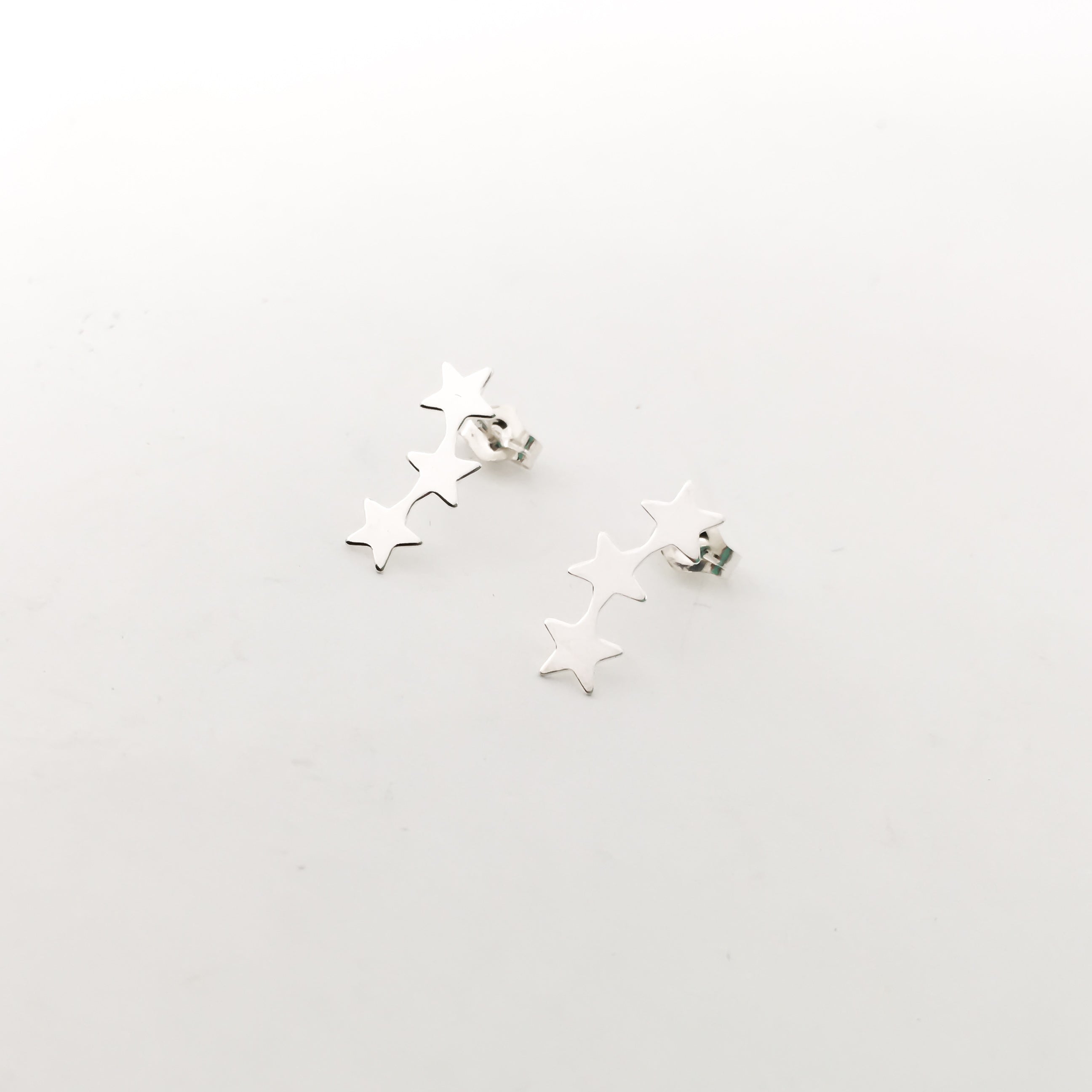 TRIPLE STAR STUD EARRINGS | STERLING SILVER - MTT Collective