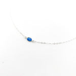 HELD BLUE LAB OPAL NECKLACE | STERLING SILVER - MTT Collective