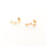 Triple Star Stud Earrings - MTT Collective