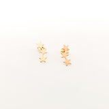 Triple Star Stud Earrings - MTT Collective