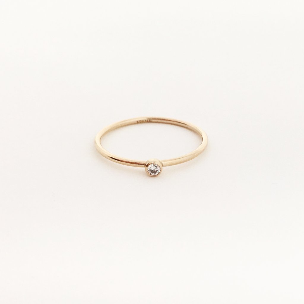 Bella Rhinestone Ring | Rose Gold - MTT Collective