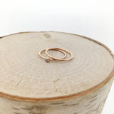 Smooth Stacking Ring | Rose Gold