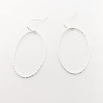 TWISTED OVAL EARRINGS | STERLING SILVER - MTT Collective