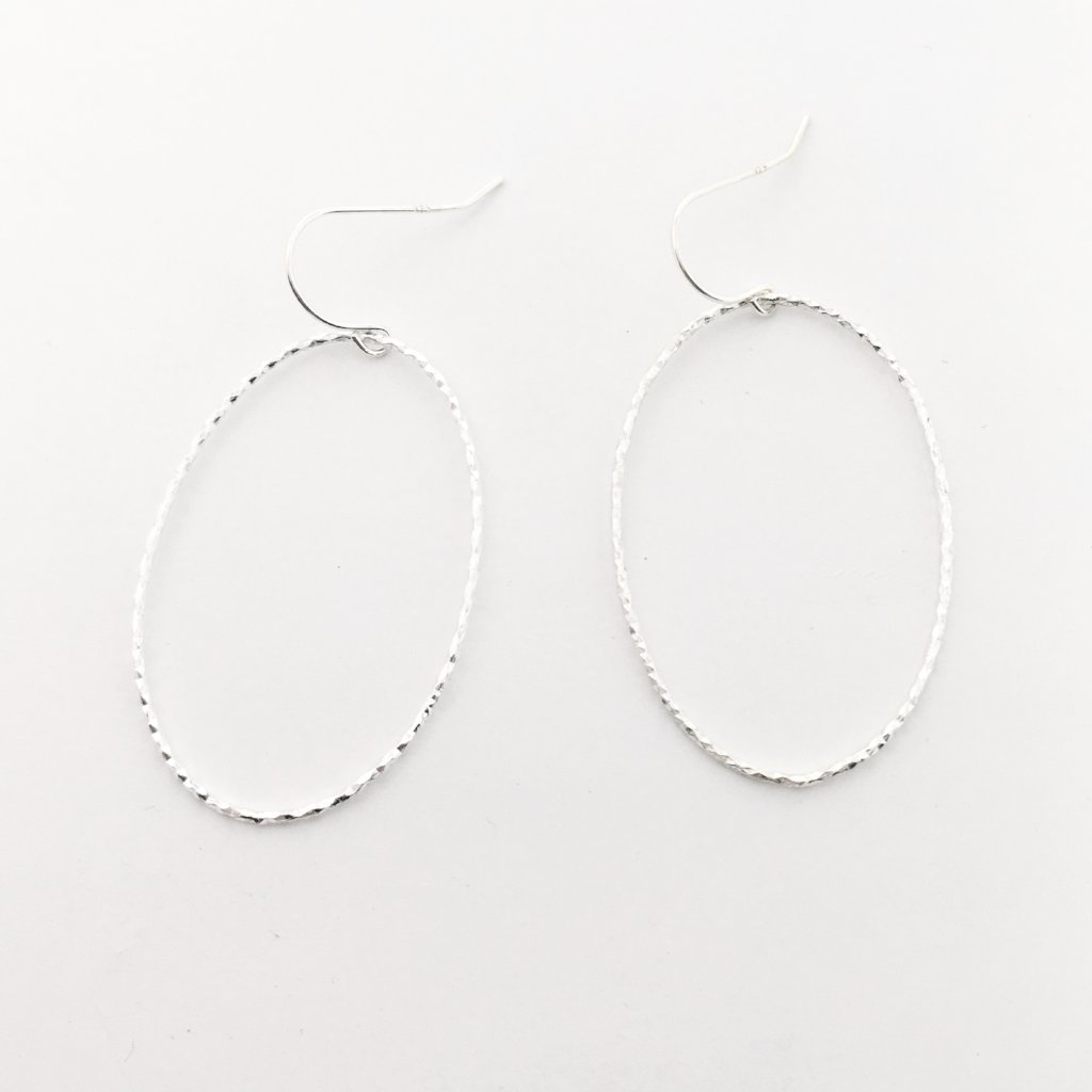 TWISTED OVAL EARRINGS | STERLING SILVER - MTT Collective